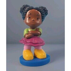 Koby Sprout Figure Girl Tessa Standing Appx  2.5" Plastic Yellow Shoes